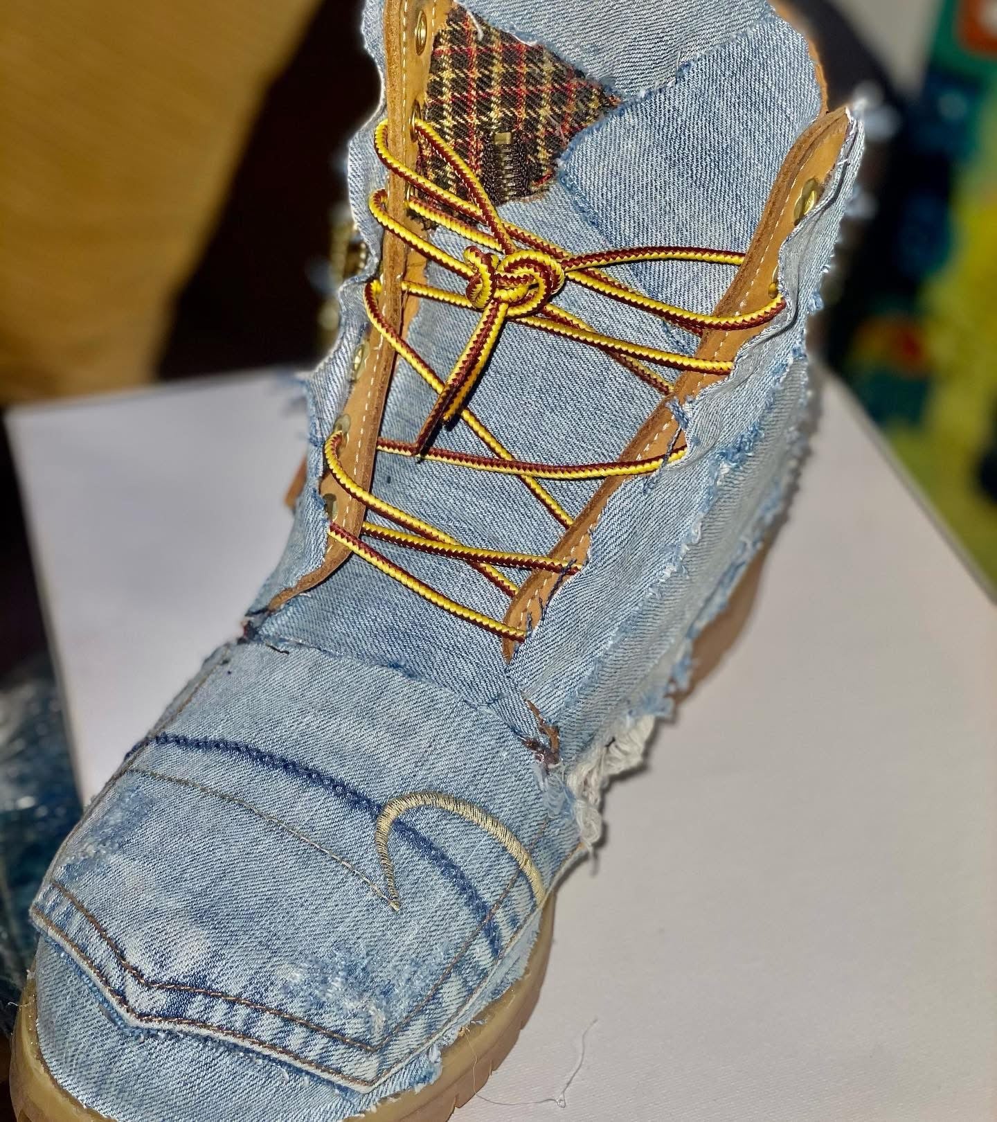 Custom Denim boots