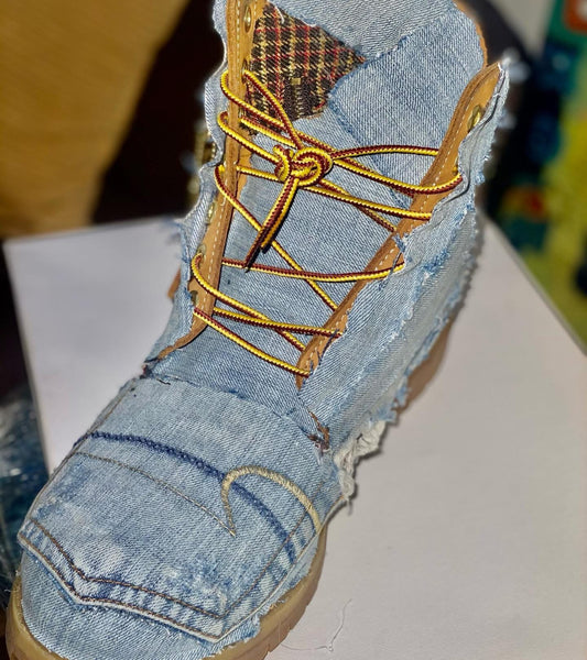 Custom Denim boots